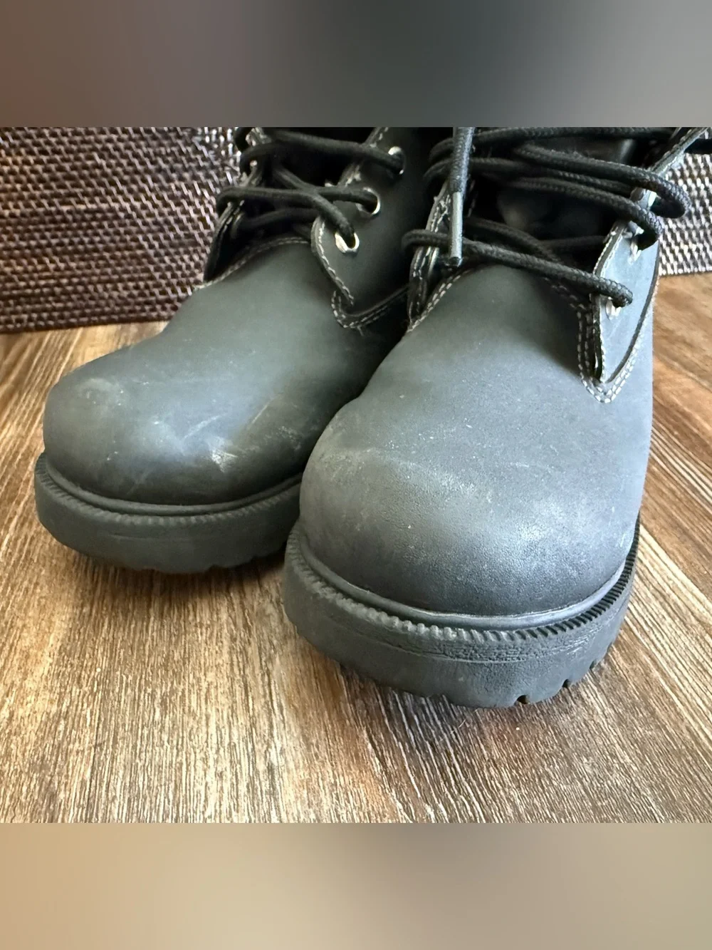 Smartfit Black Boots Size 2.5